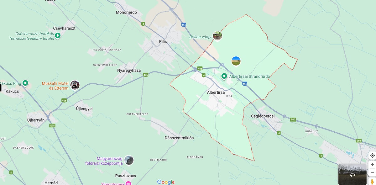 Albertirsa térkép